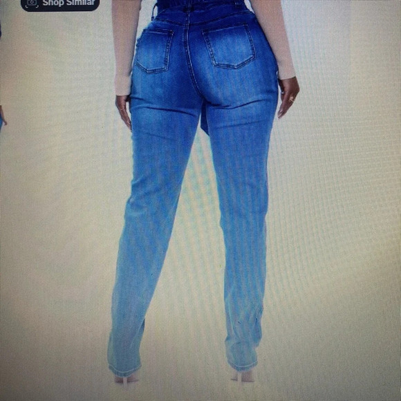 Fashion Nova Look At Me Now High Waisted Skinny Jean 38 (3X) - Picture 16 of 16